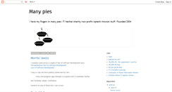 Desktop Screenshot of manypies.paulmorriss.com