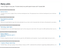 Tablet Screenshot of manypies.paulmorriss.com
